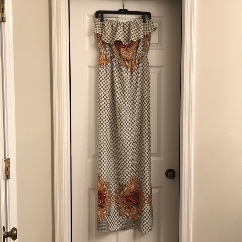 Auditions strapless maxi